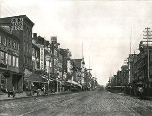 Market Street, Philadelphia, USA, 1895 da Unbekannt