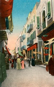 Market Street, Suez, Egitto, XX secolo da Unbekannt