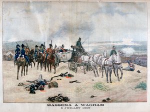 Il maresciallo Massena alla battaglia di Wagram, Austria, 5-6 luglio 1809
