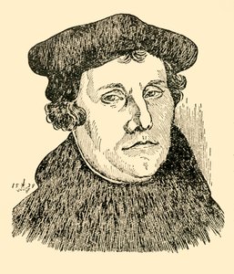 Martin Lutero, 1529, c1930 da Unbekannt
