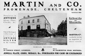 Martin e Co., Promenade, Cheltenham, 1909 da Unbekannt