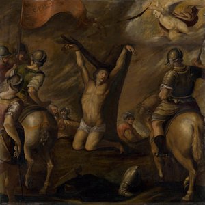 Martirio di San Sebastiano da Unbekannt
