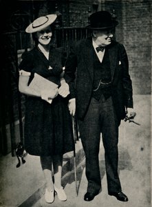 Mary Churchill e suo padre da Unbekannt