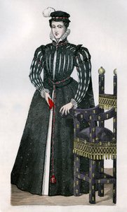 Maria Stuarda, Regina Consorte di Francesco II di Francia, c1560 1882-1884 da Unbekannt