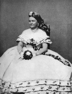 Mary Todd Lincoln, moglie del Presidente Abraham Lincoln, c1860s, 1908 da Unbekannt