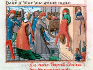 Massacro degli Armagnacchi da parte dei Borgognoni, Parigi, 1418, 1484 da Unbekannt
