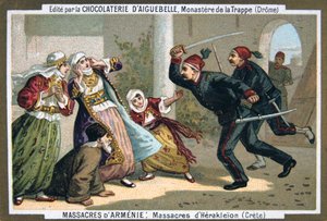 Massacri di Heraklion Creta, 1895 da Unbekannt