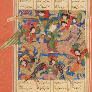 Matla ul-Anwar Luogo di sorgere delle luci di Amir Khusrau Dihlavi, c. 1500 da Unbekannt