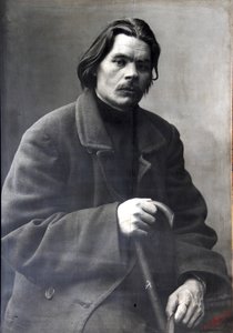 Maxim Gorky, autore russo, c1901-c1902 da Unbekannt