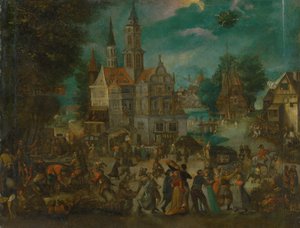 Celebrazioni di maggio (Celebrazioni fuori dal castello) da Unbekannt