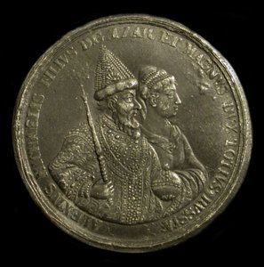 Medaglia dello Zar Alessio I di Russia per celebrare la nascita di Pietro il Grande da Unbekannt