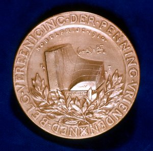 Medaglia commemorativa del fisico olandese Johannes Diderik van der Waals