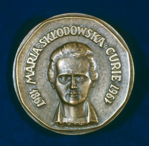 Medaglia commemorativa di Marie Sklodowska Curie, fisica franco-polacca, 1967 da Unbekannt