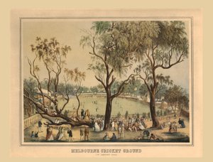Melbourne Cricket Ground, 1 gennaio 1864 da Unbekannt