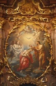 Abbazia di Melk, Battesimo di Gesù, Melk, Austria da Unbekannt