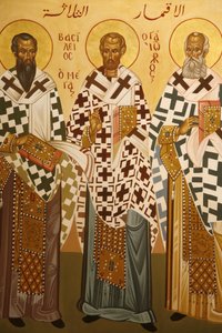 Icona melchita: dottori della Chiesa da Unbekannt