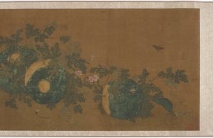 Viti di melone, fiori e insetti, 1368-1644