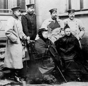 Membri della famiglia reale a Coburgo, Germania, aprile 1894 da Unbekannt