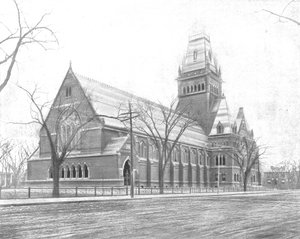 Memorial Hall, Cambridge, Massachusetts, USA, c1900 da Unbekannt