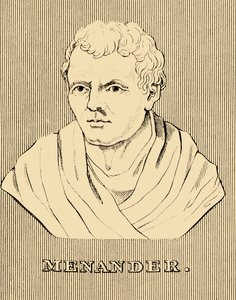 Menandro, c342-290 a.C., 1830 da Unbekannt