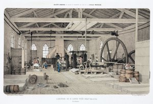 Metalli, zinco, laminatoio di zinco, St Louis, vicino a Bray, Francia da Unbekannt