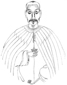 Mianning, Imperatore della Cina, c. 1850 da Unbekannt