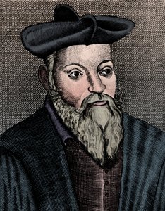 Michel Nostradamus, medico e astrologo francese da Unbekannt