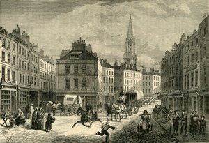 Middle Row, St. Giles, circa 1838, 1881 da Unbekannt