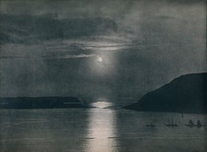 Sole di mezzanotte a Hammerfest, 1914 da Unbekannt