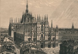 Duomo di Milano, 1873 da Unbekannt