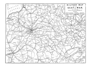 Mappa militare del teatro di guerra, 1870 da Unbekannt