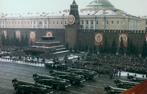 Parata militare, Piazza Rossa, Mosca, 1971