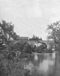 Ponte di Mill Creek, Ferrovia della Pennsylvania, USA