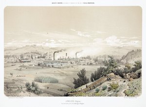 Miniere, minerali metallici Miniera di zinco ad Angleur, Belgio