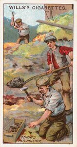 Estrazione della pechblenda, Cornovaglia, Inghilterra, c1916