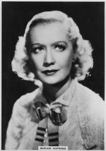 Miriam Hopkins, attrice americana, 1938 da Unbekannt
