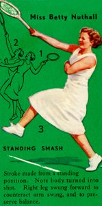 Miss Betty Nuthall - Colpo in piedi da Unbekannt
