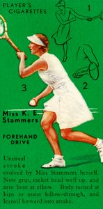 Miss K. E. Stammers - Colpo di Dritto, c1935