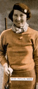 Miss Phyllis Wade, campionessa inglese di golf femminile, 1934 da Unbekannt