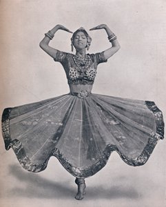 Miss Ruth St. Denis nella sua straordinaria danza indiana orientale al Teatro Aldwych, 1906 da Unbekannt