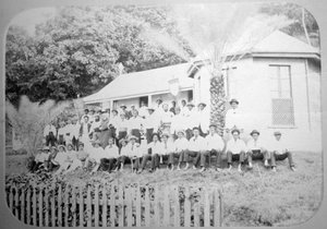 Scuola missionaria, Levuka, Fiji, 1888 da Unbekannt