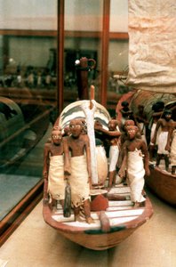 Modello di barca, Antico Egizio, XIV secolo a.C. da Unbekannt