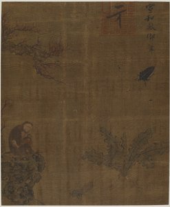 Scimmie, insetti e cavolo, Possibilmente dinastia Ming, 1368-1644 da Unbekannt