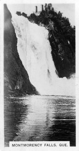 Cascate di Montmorency, Quebec, Canada da Unbekannt