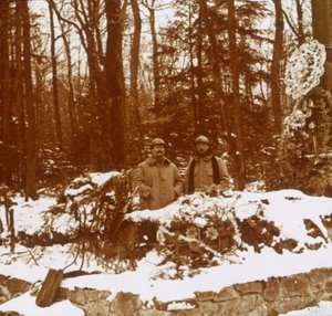 Monumento dei Cacciatori, Col de la Chipotte, Francia orientale, c1914-c1918