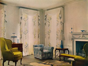 Sala del mattino nella casa del Sig. Vestey a 9 Templewood Avenue, Hampstead, Londra, 1932 da Unbekannt