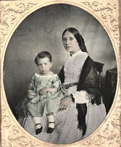 Madre e figlio, c. 1860 da Unbekannt