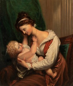 Madre e figlio da Unbekannt