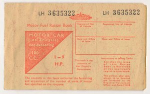 Libretto di razionamento del carburante, c1973 da Unbekannt