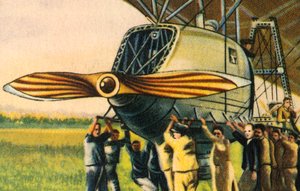 Gondola motorizzata di un dirigibile, 1932 da Unbekannt